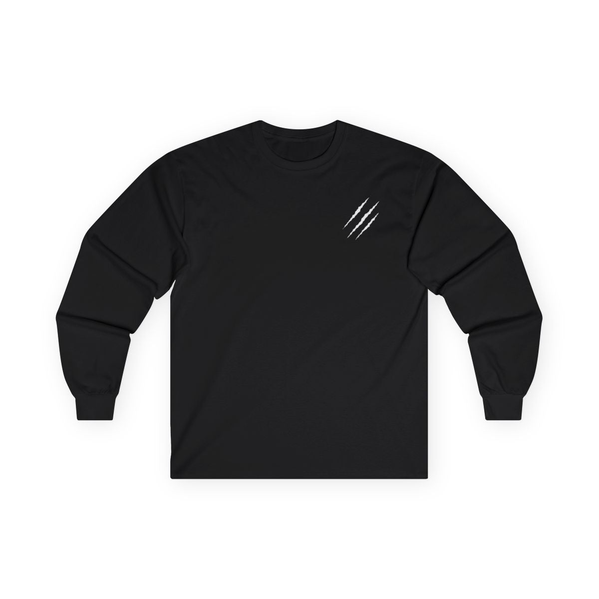 Panther Long Sleeve Tee — Minimalist Script Back Print