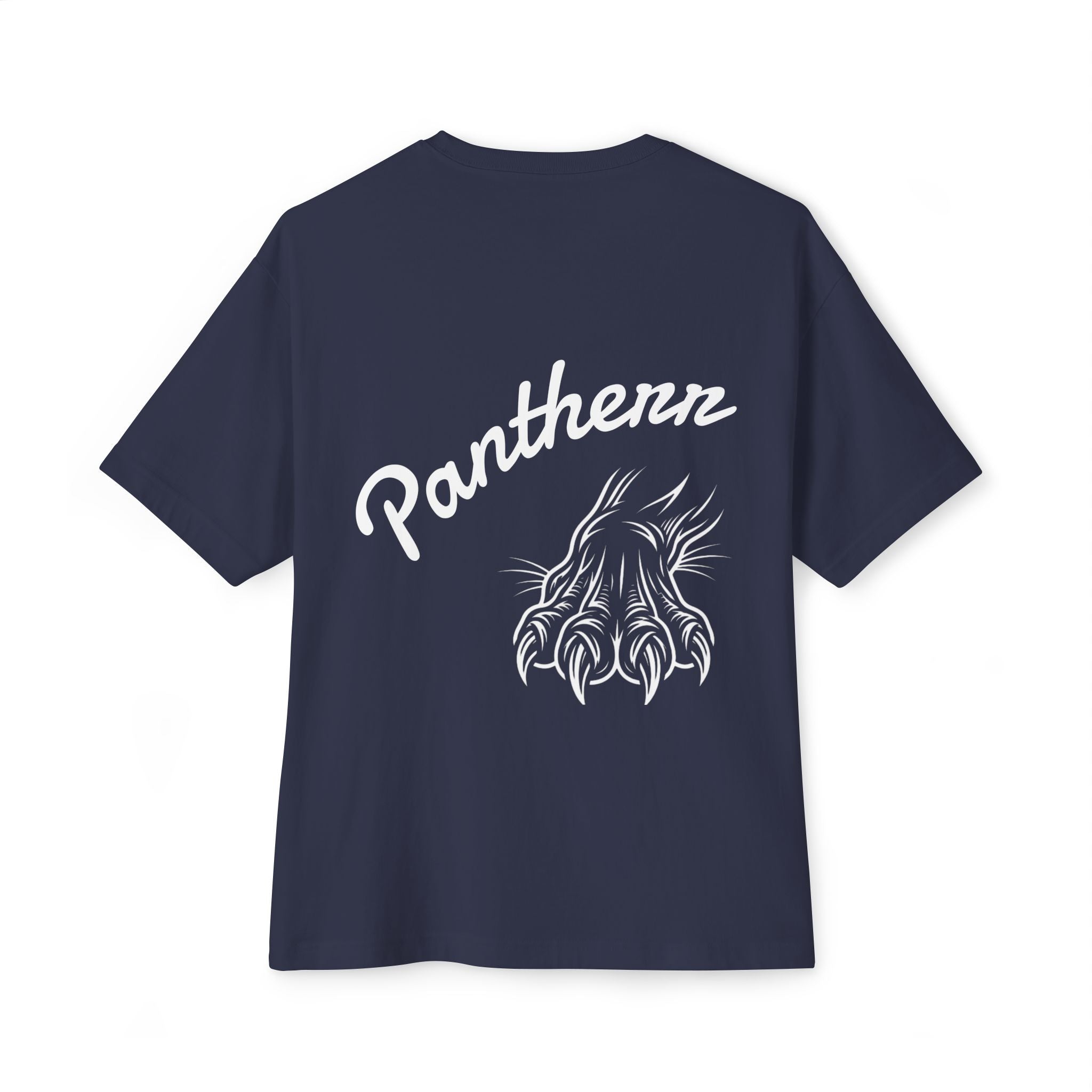 Panther Head & Claw Boxy Tee — Retro Pantherenz Graphic T-Shirt